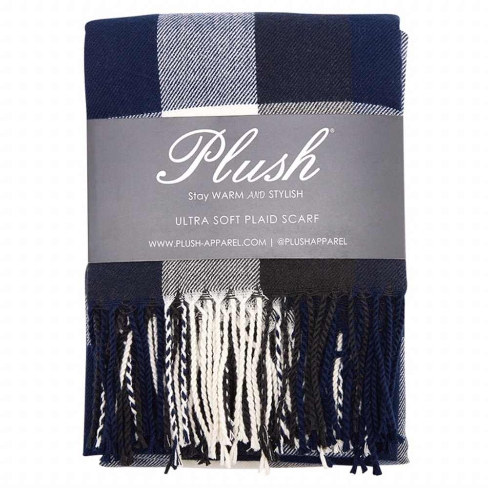 Plush Apparel Ultra Soft Plaid Scarf *NEW*